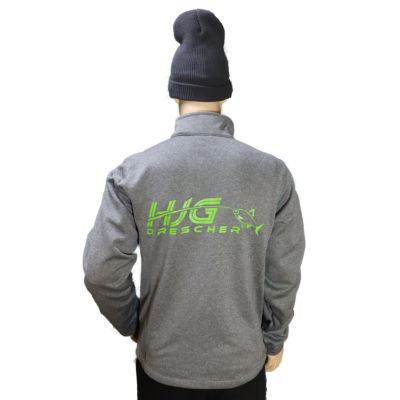 Preview: Team Softshell / Fleece Jacke in grau